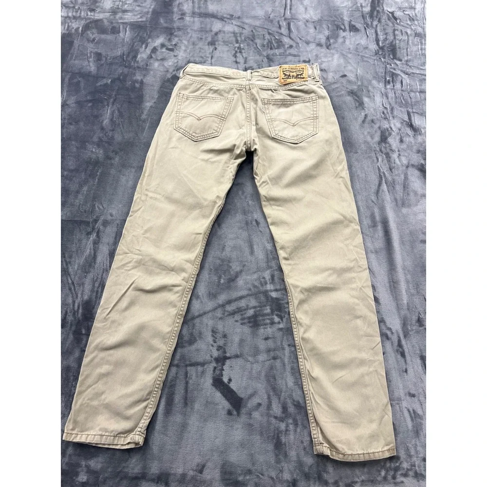 Levi's 508 Regular‎ Taper Pants Mens 30x32 Khaki Tan Cotton Twill Chino 5-Pocket